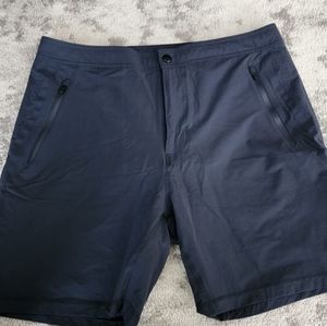 Mack Weldon Blue zip shorts XL